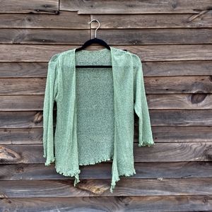 Easter-green shrug